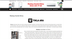 Desktop Screenshot of malatyakombiklima.com