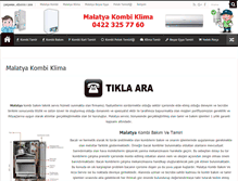 Tablet Screenshot of malatyakombiklima.com